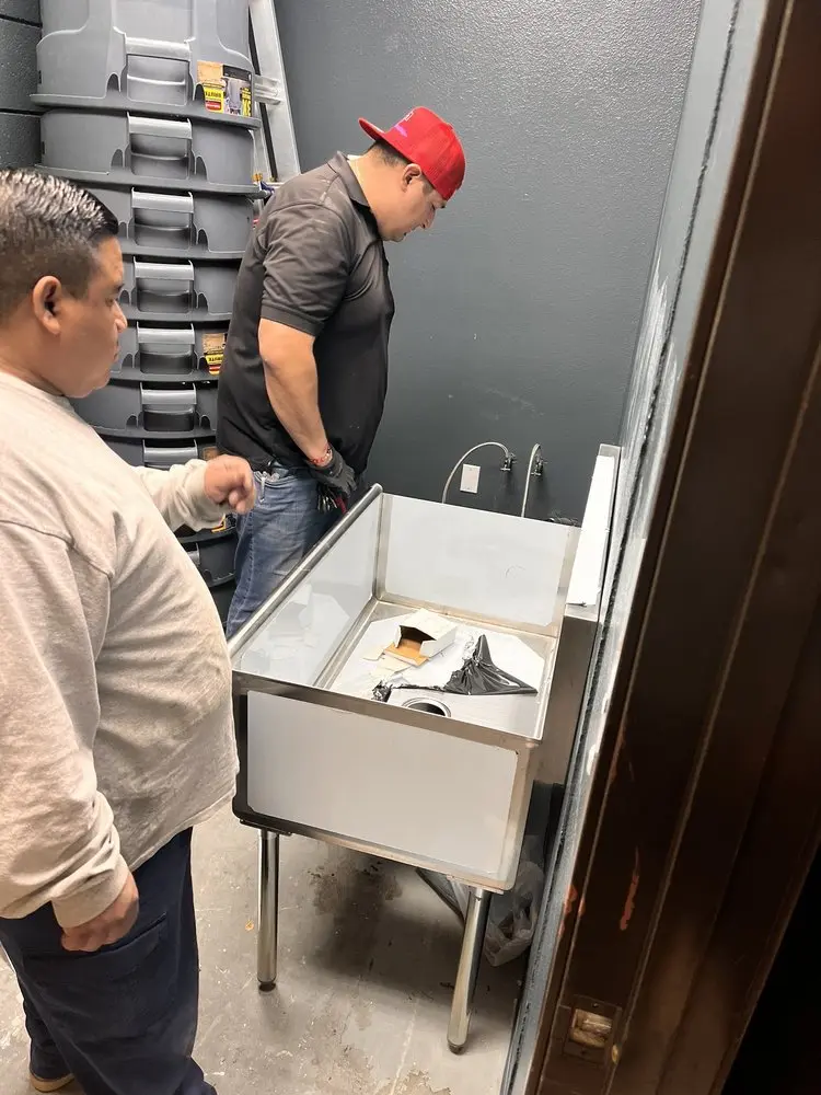 Commercial plumbing and sink installation in Harmarc Estates